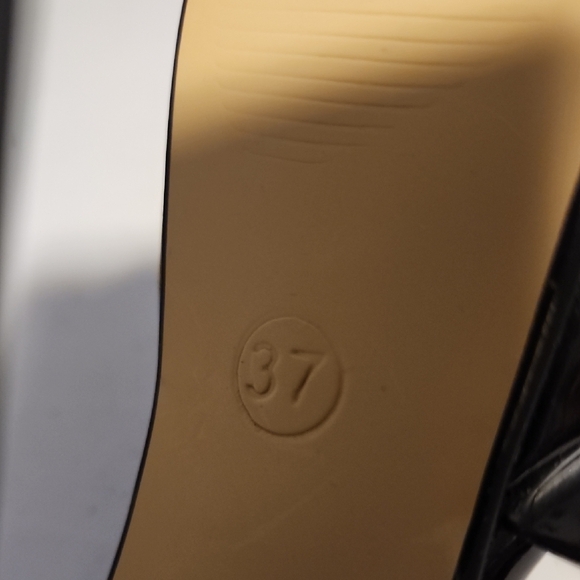 Zara Black Chunky Platform Heels * See Desc. - Picture 7 of 8